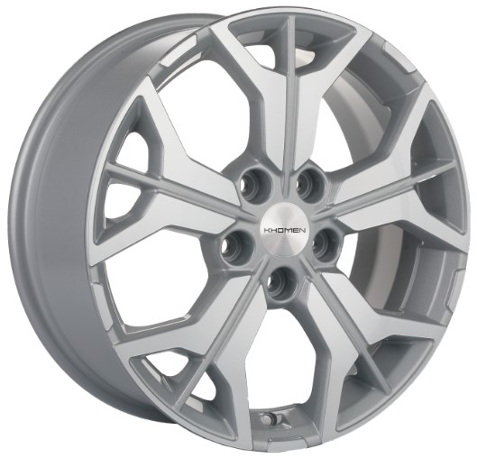 Диски Khomen Wheels KHW1715 (Tiguan) F-Silver-FP